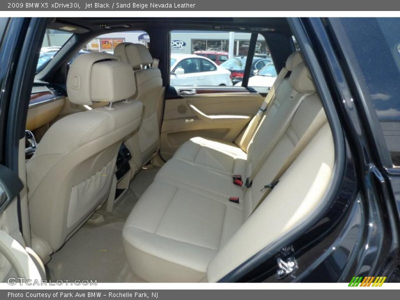 Jet Black / Sand Beige Nevada Leather 2009 BMW X5 xDrive30i