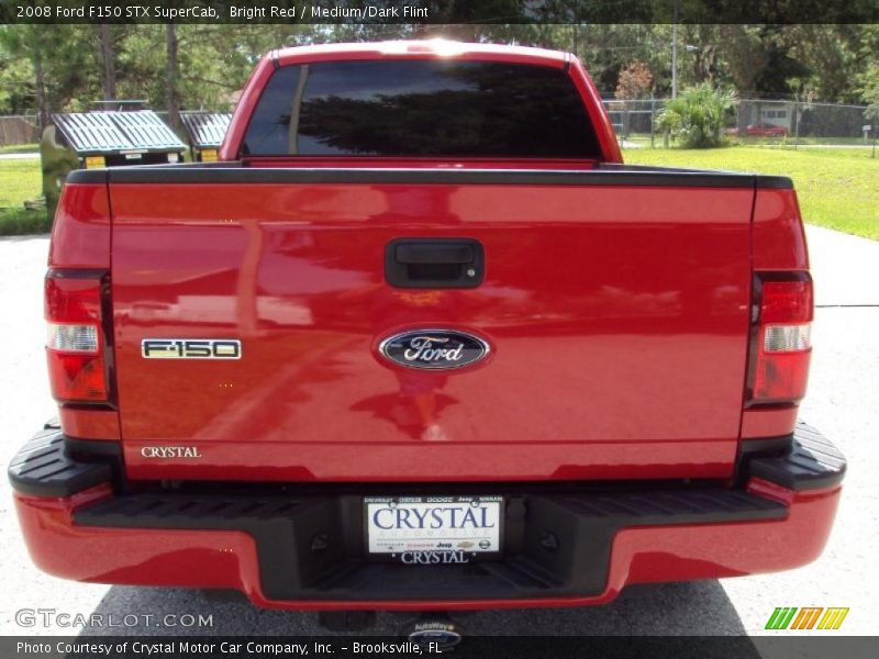 Bright Red / Medium/Dark Flint 2008 Ford F150 STX SuperCab