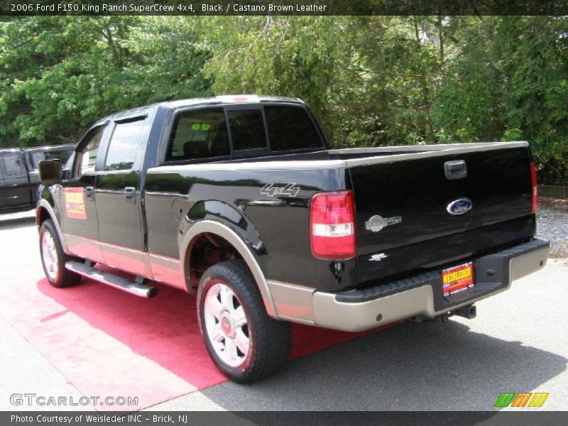 Black / Castano Brown Leather 2006 Ford F150 King Ranch SuperCrew 4x4