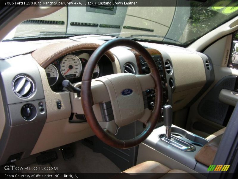 Black / Castano Brown Leather 2006 Ford F150 King Ranch SuperCrew 4x4