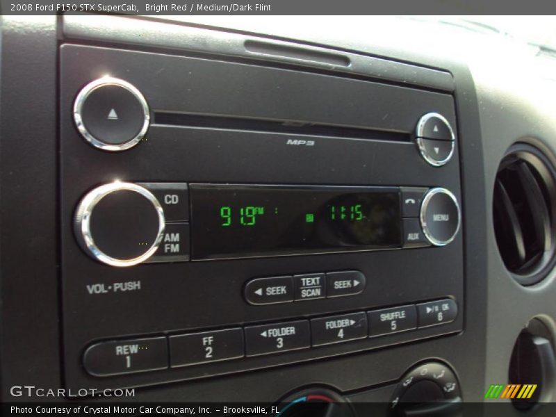 Bright Red / Medium/Dark Flint 2008 Ford F150 STX SuperCab