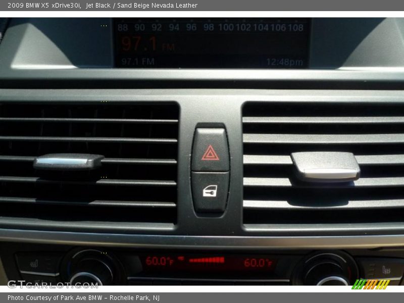 Jet Black / Sand Beige Nevada Leather 2009 BMW X5 xDrive30i