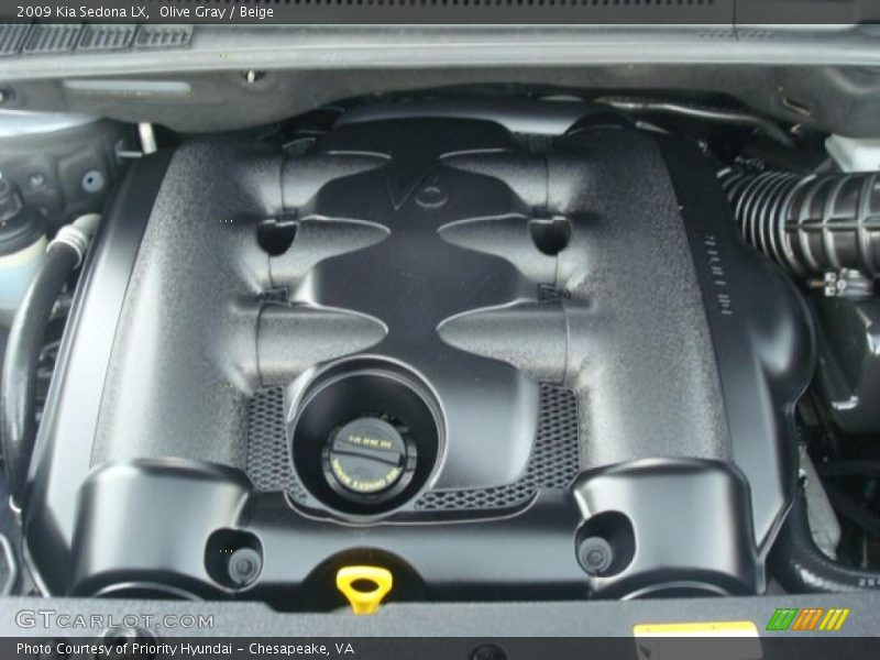 Olive Gray / Beige 2009 Kia Sedona LX