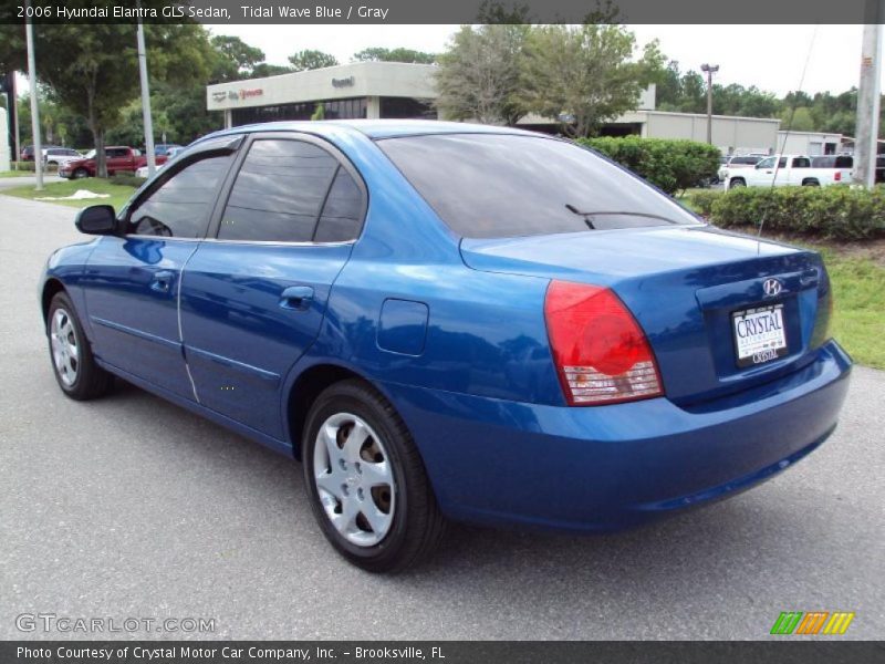 Tidal Wave Blue / Gray 2006 Hyundai Elantra GLS Sedan