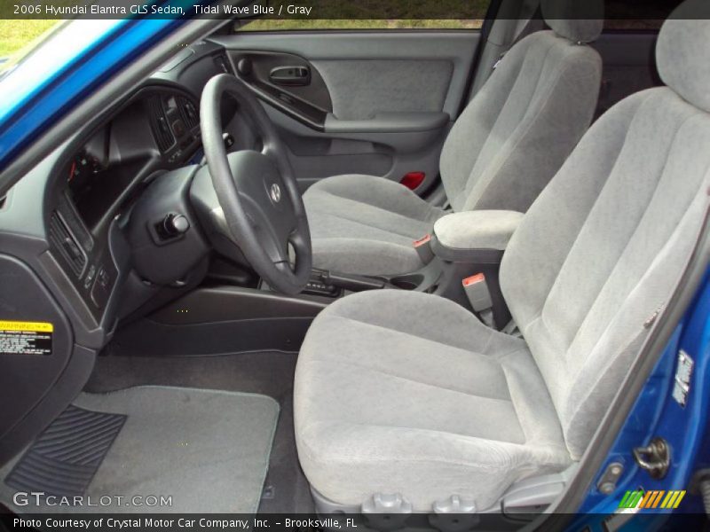 Tidal Wave Blue / Gray 2006 Hyundai Elantra GLS Sedan