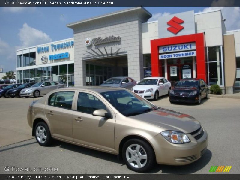 Sandstone Metallic / Neutral 2008 Chevrolet Cobalt LT Sedan