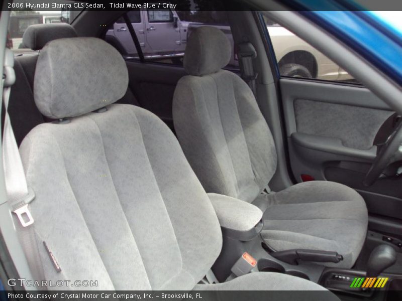 Tidal Wave Blue / Gray 2006 Hyundai Elantra GLS Sedan