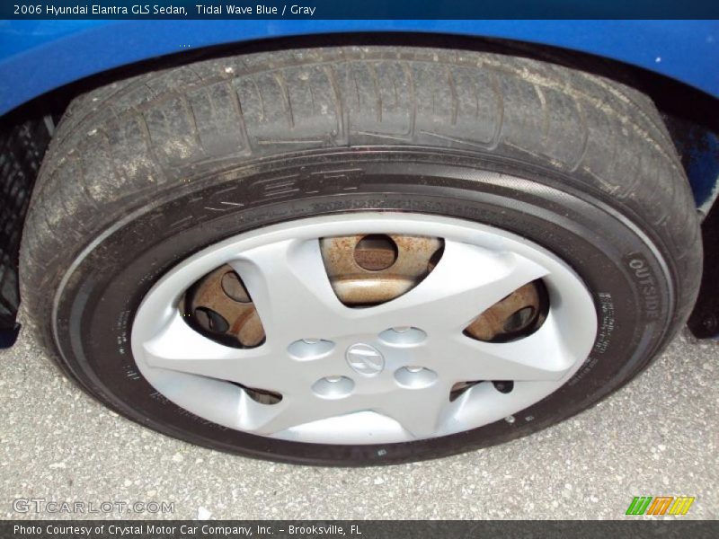 Tidal Wave Blue / Gray 2006 Hyundai Elantra GLS Sedan