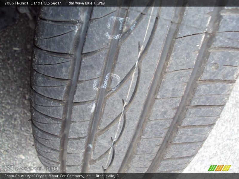 Tidal Wave Blue / Gray 2006 Hyundai Elantra GLS Sedan