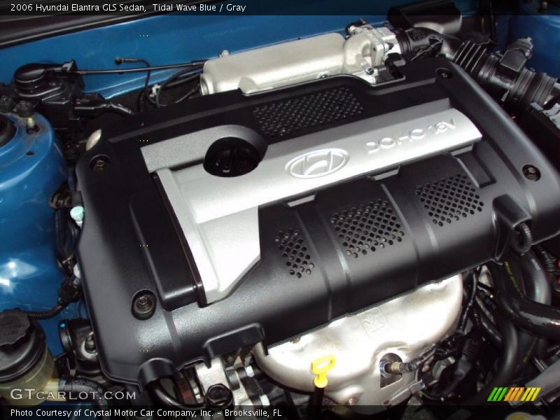 Tidal Wave Blue / Gray 2006 Hyundai Elantra GLS Sedan