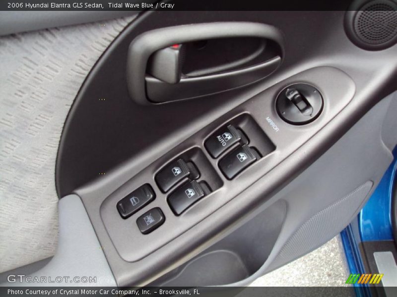 Tidal Wave Blue / Gray 2006 Hyundai Elantra GLS Sedan