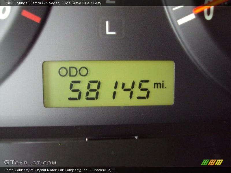 Tidal Wave Blue / Gray 2006 Hyundai Elantra GLS Sedan