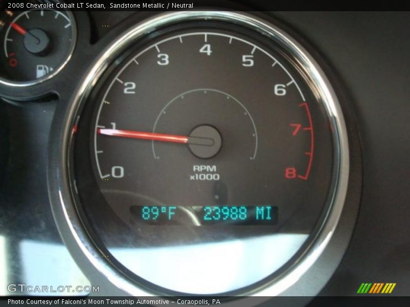 Sandstone Metallic / Neutral 2008 Chevrolet Cobalt LT Sedan