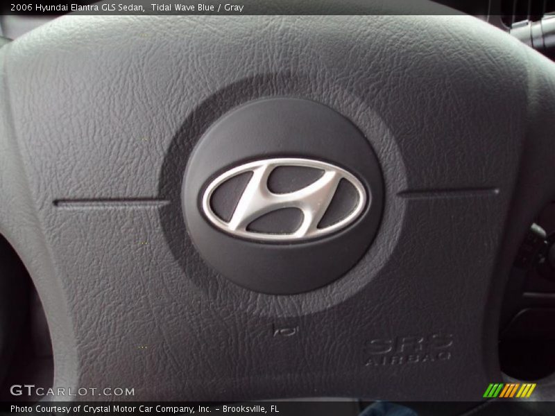 Tidal Wave Blue / Gray 2006 Hyundai Elantra GLS Sedan