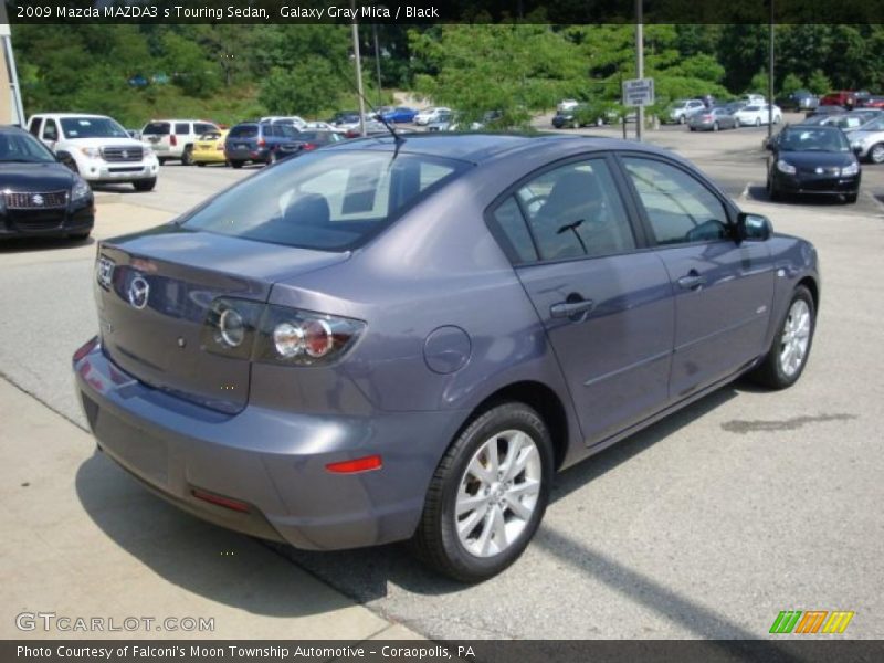 Galaxy Gray Mica / Black 2009 Mazda MAZDA3 s Touring Sedan