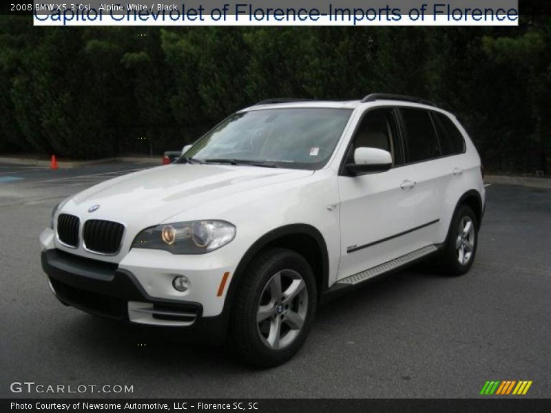 Alpine White / Black 2008 BMW X5 3.0si