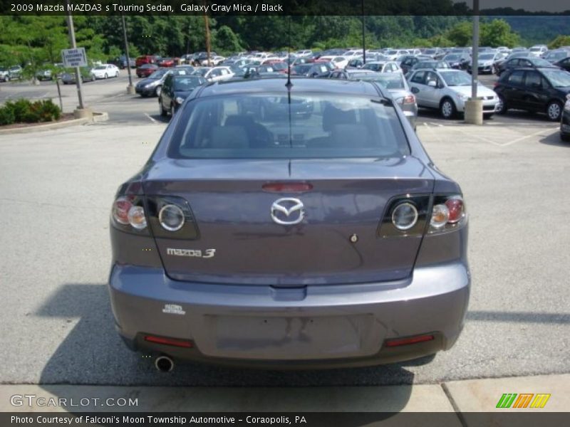 Galaxy Gray Mica / Black 2009 Mazda MAZDA3 s Touring Sedan