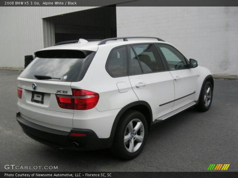 Alpine White / Black 2008 BMW X5 3.0si