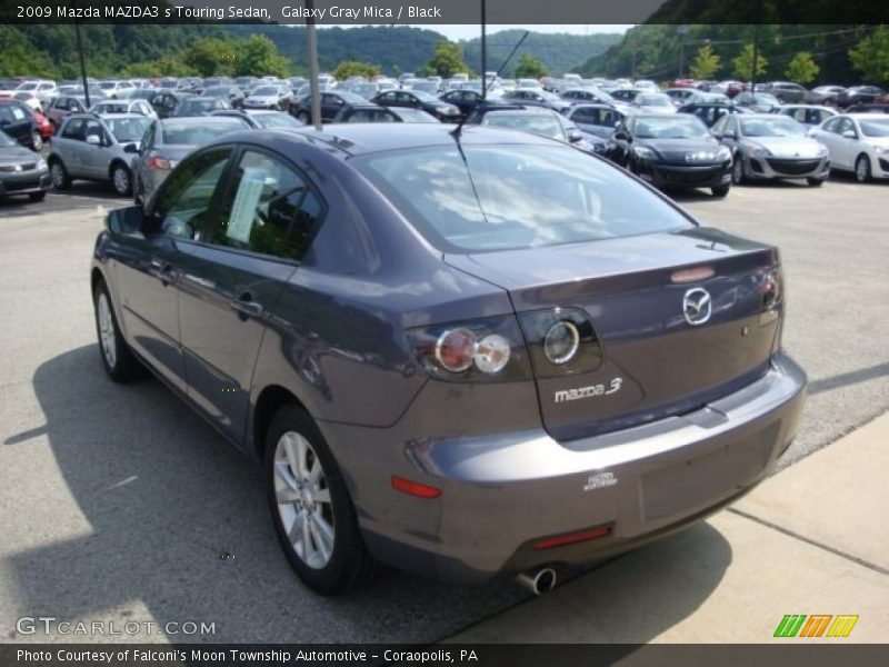 Galaxy Gray Mica / Black 2009 Mazda MAZDA3 s Touring Sedan