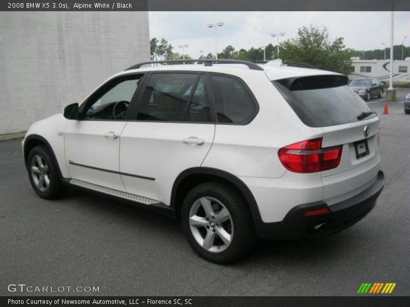 Alpine White / Black 2008 BMW X5 3.0si