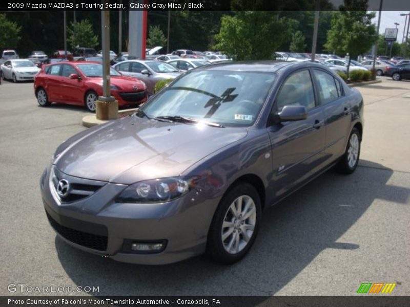 Galaxy Gray Mica / Black 2009 Mazda MAZDA3 s Touring Sedan