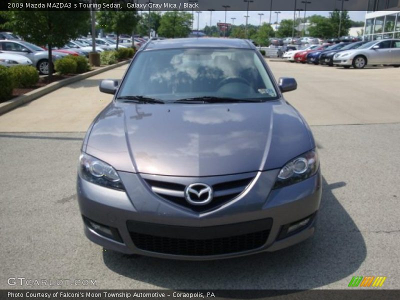 Galaxy Gray Mica / Black 2009 Mazda MAZDA3 s Touring Sedan