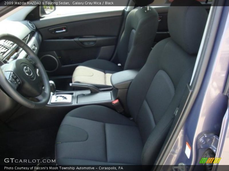 Galaxy Gray Mica / Black 2009 Mazda MAZDA3 s Touring Sedan
