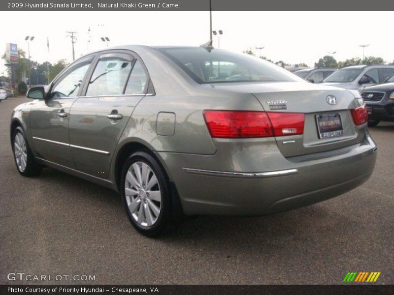 Natural Khaki Green / Camel 2009 Hyundai Sonata Limited