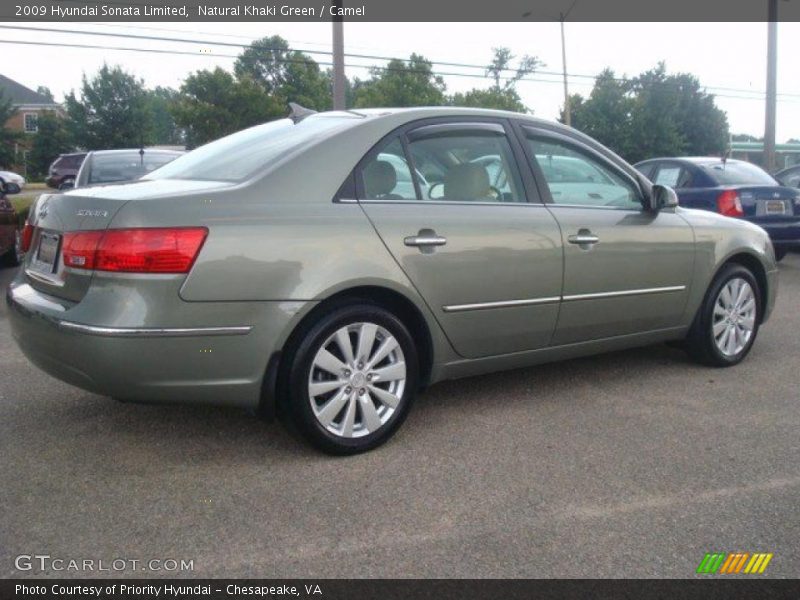 Natural Khaki Green / Camel 2009 Hyundai Sonata Limited