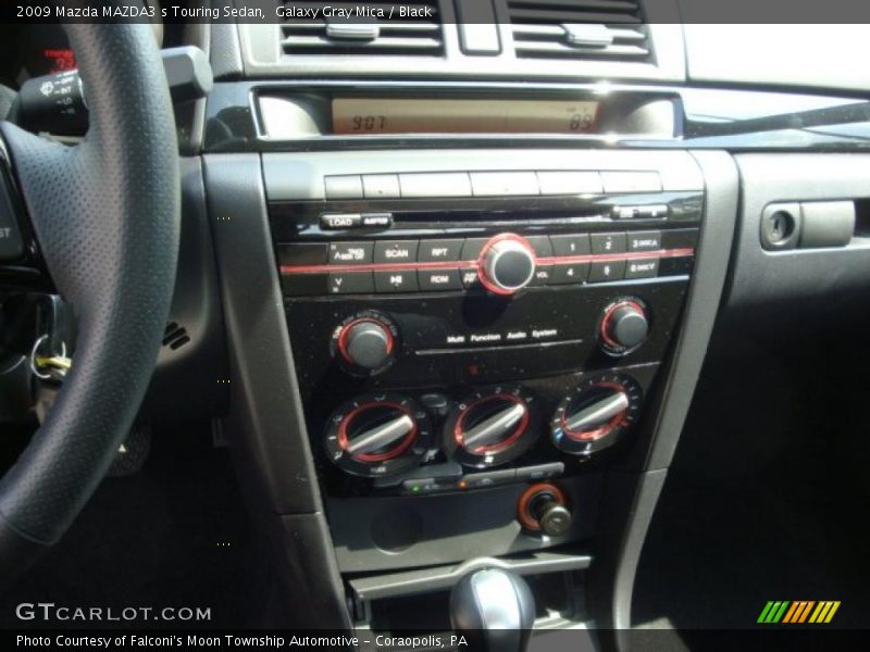 Galaxy Gray Mica / Black 2009 Mazda MAZDA3 s Touring Sedan