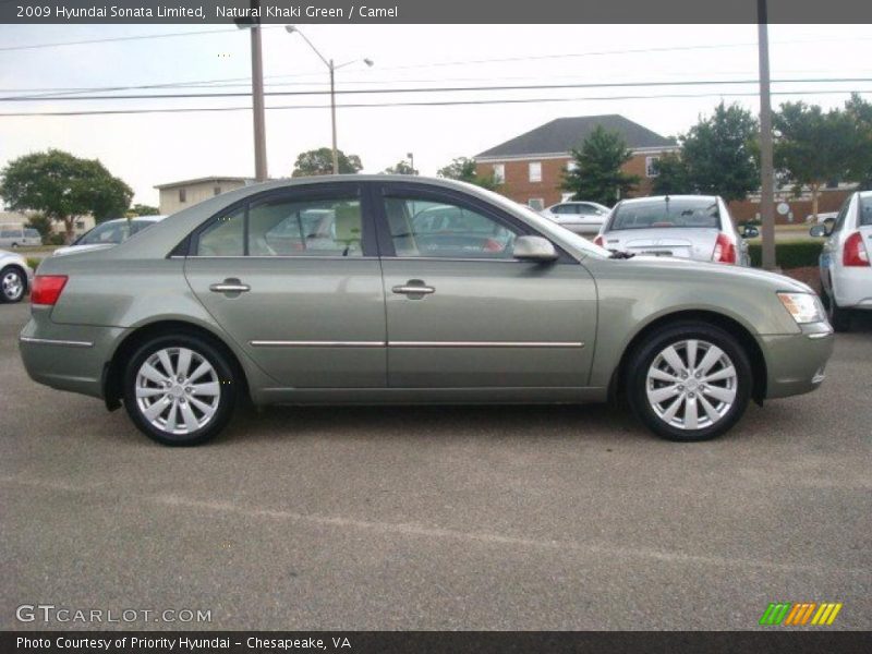 Natural Khaki Green / Camel 2009 Hyundai Sonata Limited