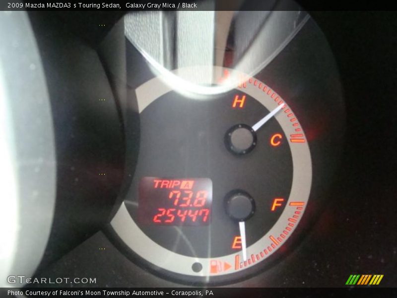 Galaxy Gray Mica / Black 2009 Mazda MAZDA3 s Touring Sedan