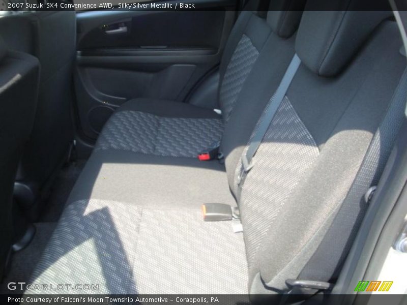 Silky Silver Metallic / Black 2007 Suzuki SX4 Convenience AWD