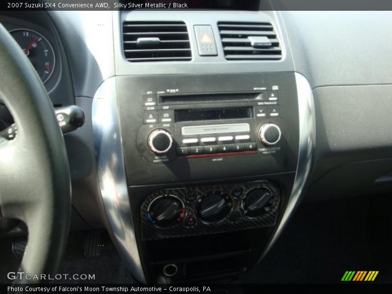 Silky Silver Metallic / Black 2007 Suzuki SX4 Convenience AWD