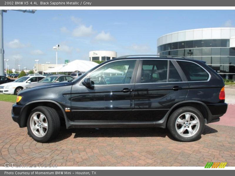 Black Sapphire Metallic / Grey 2002 BMW X5 4.4i