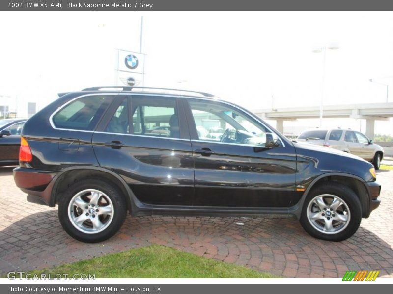 Black Sapphire Metallic / Grey 2002 BMW X5 4.4i