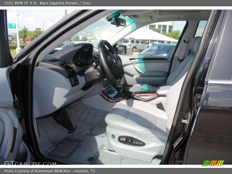 Black Sapphire Metallic / Grey 2002 BMW X5 4.4i