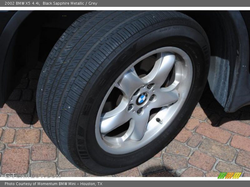 Black Sapphire Metallic / Grey 2002 BMW X5 4.4i