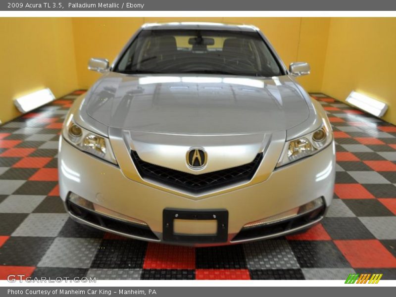 Palladium Metallic / Ebony 2009 Acura TL 3.5