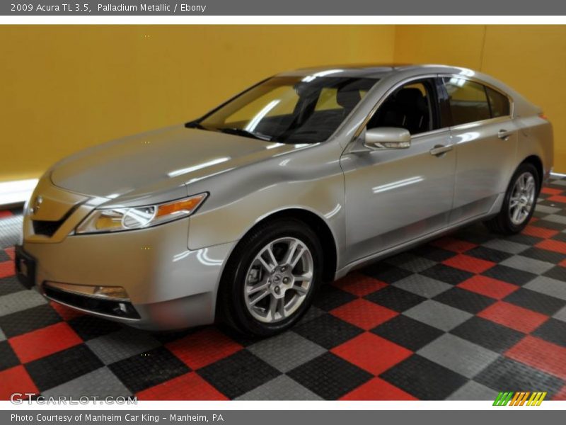 Palladium Metallic / Ebony 2009 Acura TL 3.5