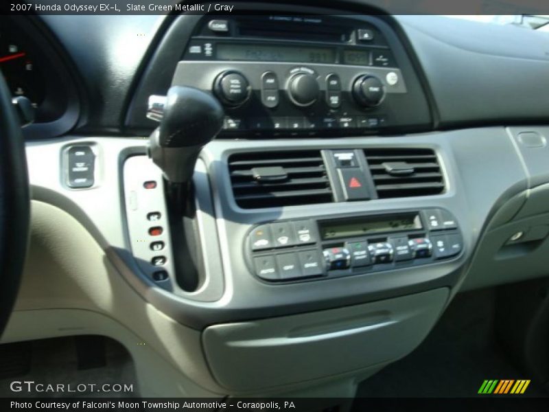 Slate Green Metallic / Gray 2007 Honda Odyssey EX-L