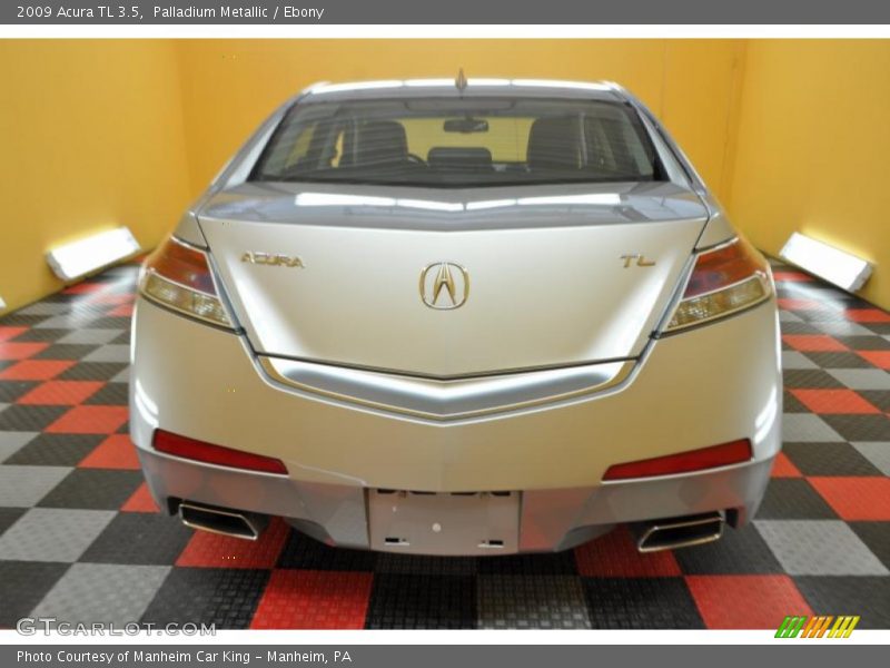 Palladium Metallic / Ebony 2009 Acura TL 3.5