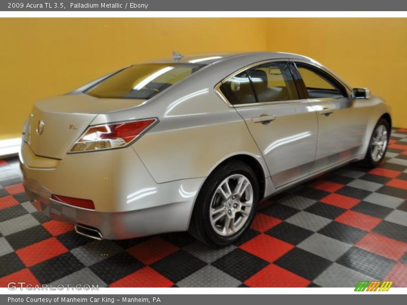 Palladium Metallic / Ebony 2009 Acura TL 3.5