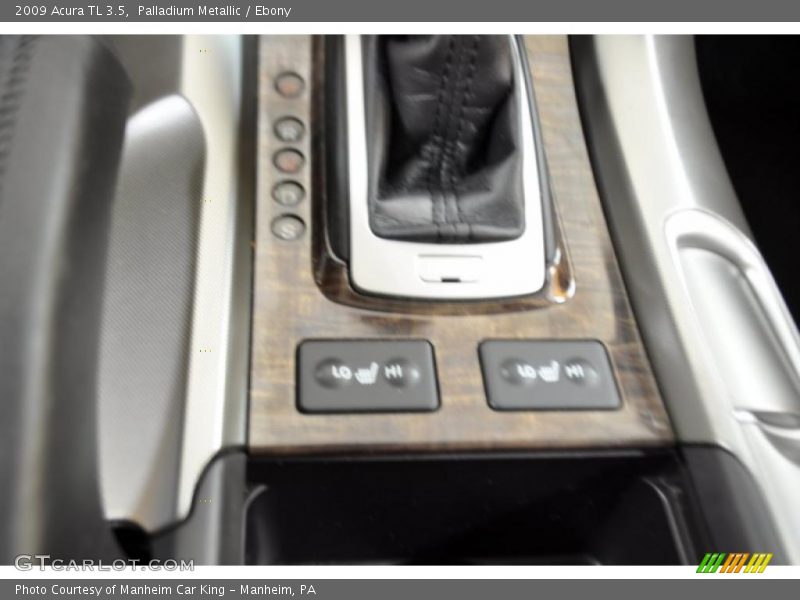 Palladium Metallic / Ebony 2009 Acura TL 3.5