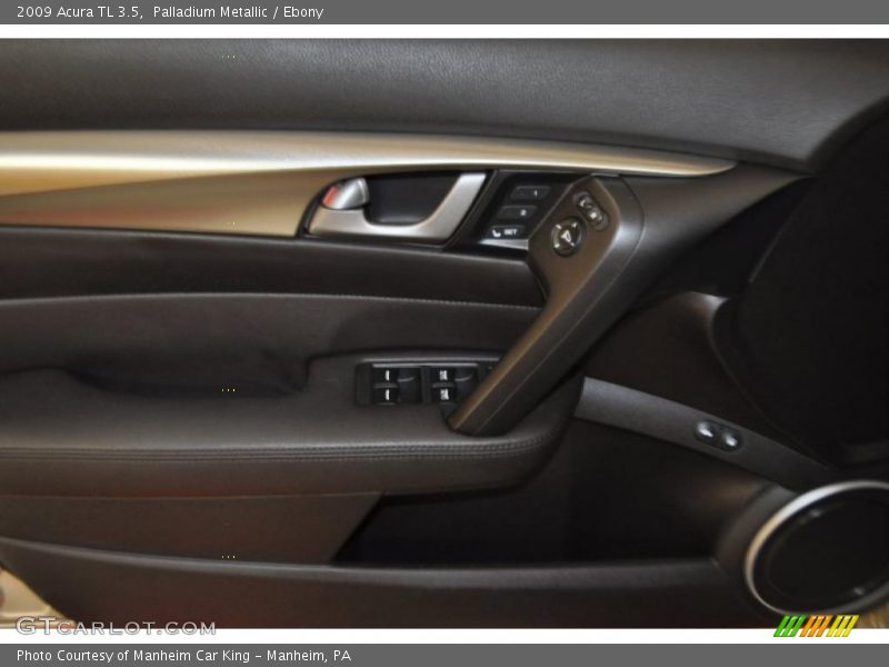 Palladium Metallic / Ebony 2009 Acura TL 3.5