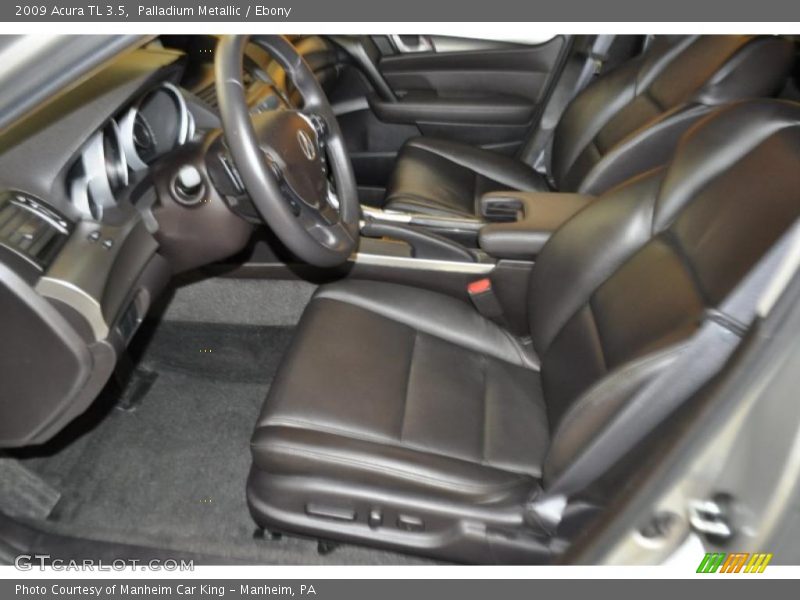 Palladium Metallic / Ebony 2009 Acura TL 3.5