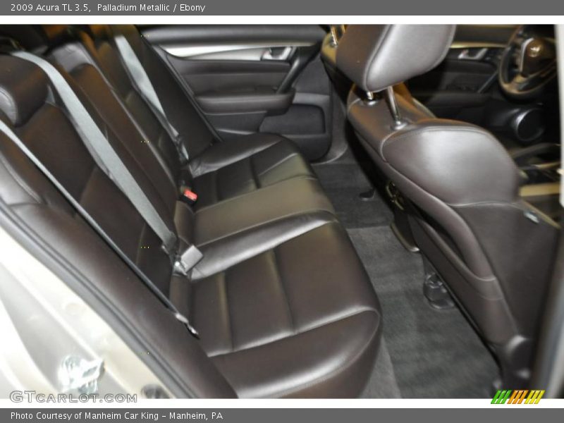 Palladium Metallic / Ebony 2009 Acura TL 3.5