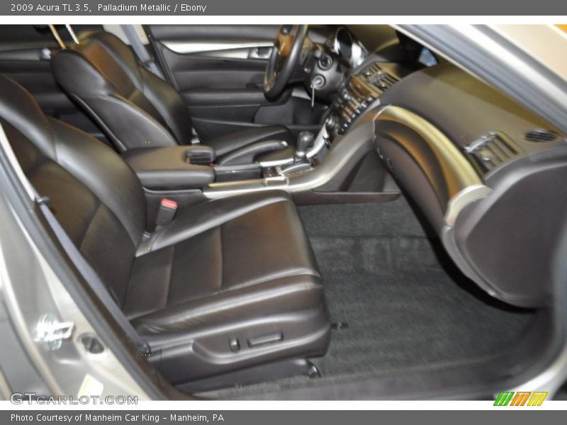 Palladium Metallic / Ebony 2009 Acura TL 3.5