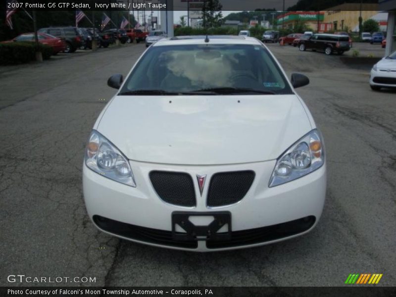 Ivory White / Light Taupe 2007 Pontiac G6 GTP Sedan
