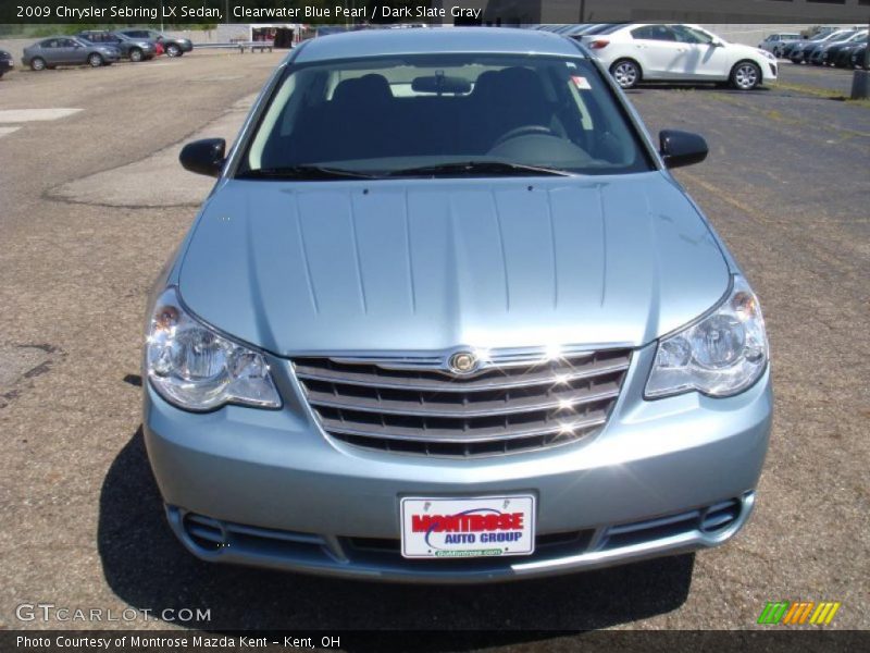 Clearwater Blue Pearl / Dark Slate Gray 2009 Chrysler Sebring LX Sedan